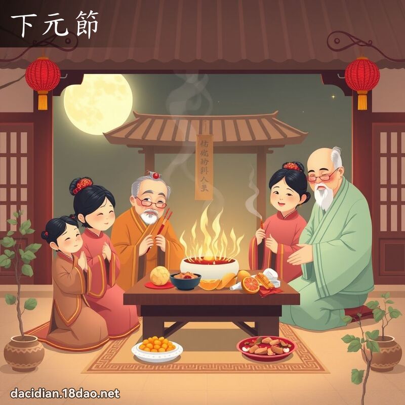 下元節 - 國語大辭典配圖