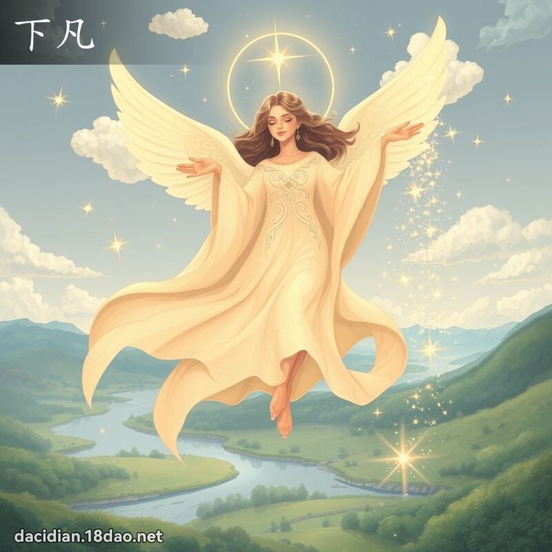 下凡 - 國語大辭典配圖