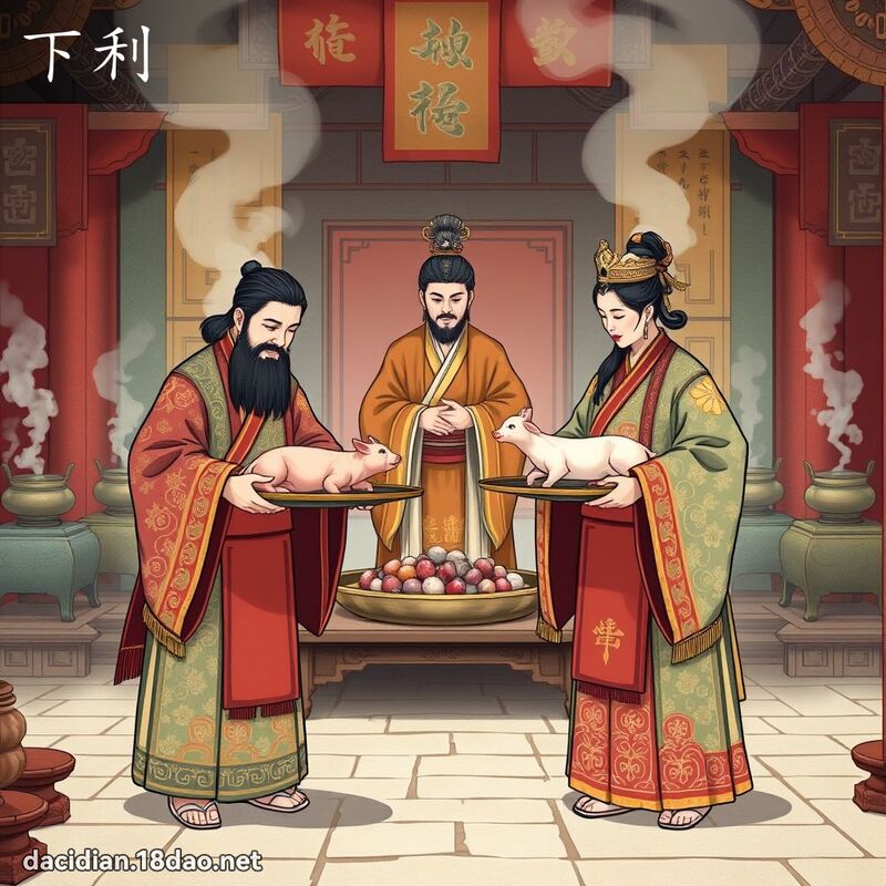 下利 - 國語大辭典配圖