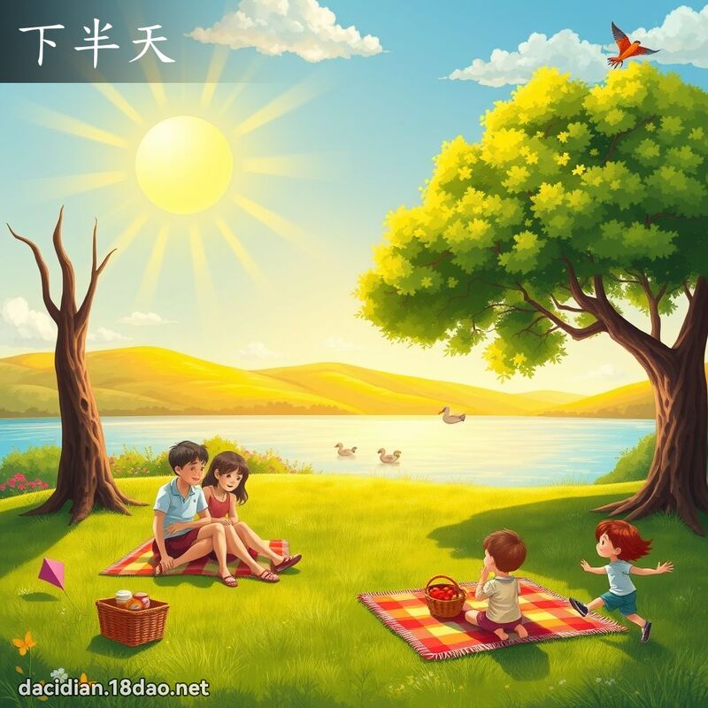 下半天 - 國語大辭典配圖