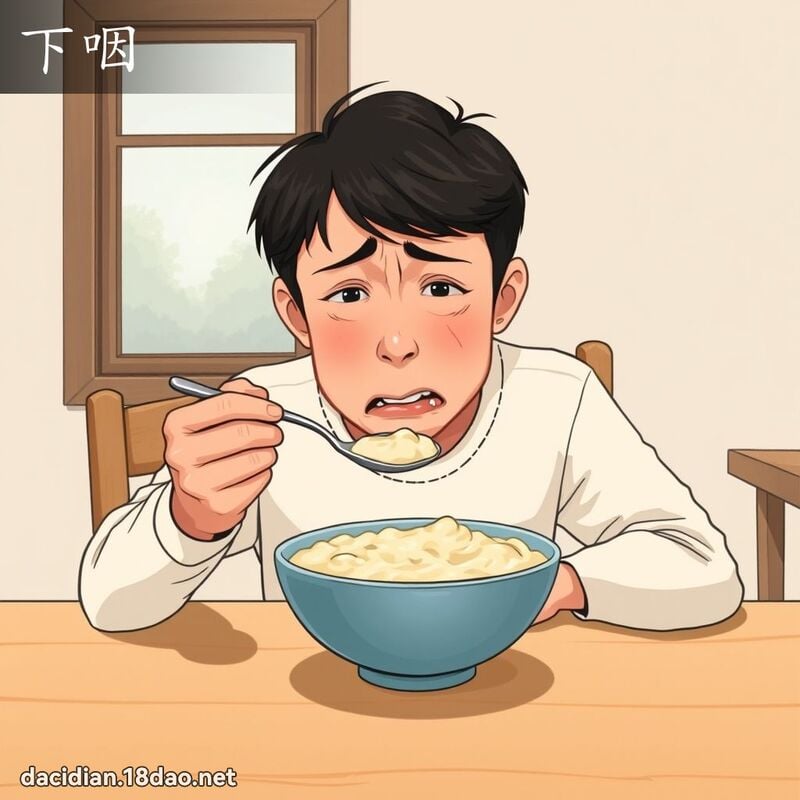 下咽 - 国语大辞典配图