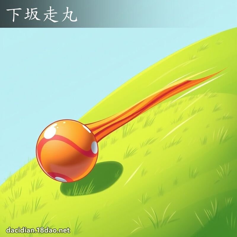 下坂走丸 - 国语大辞典配图