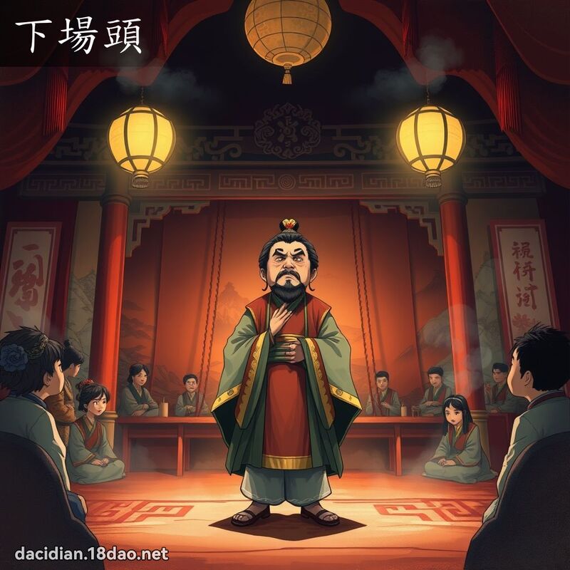 下場頭 - 國語大辭典配圖
