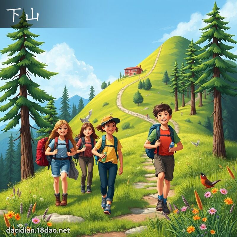 下山 - 国语大辞典配图