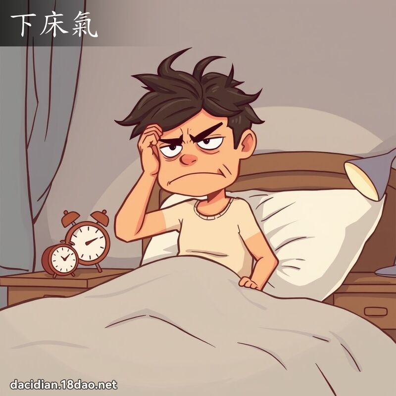 下床氣 - 國語大辭典配圖