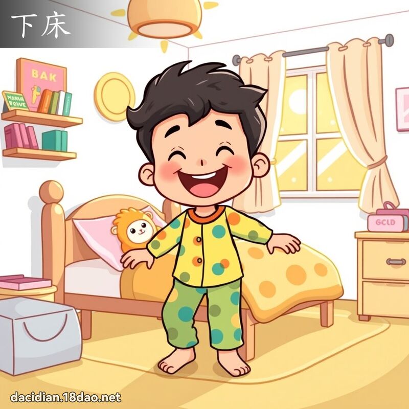 下床 - 國語大辭典配圖