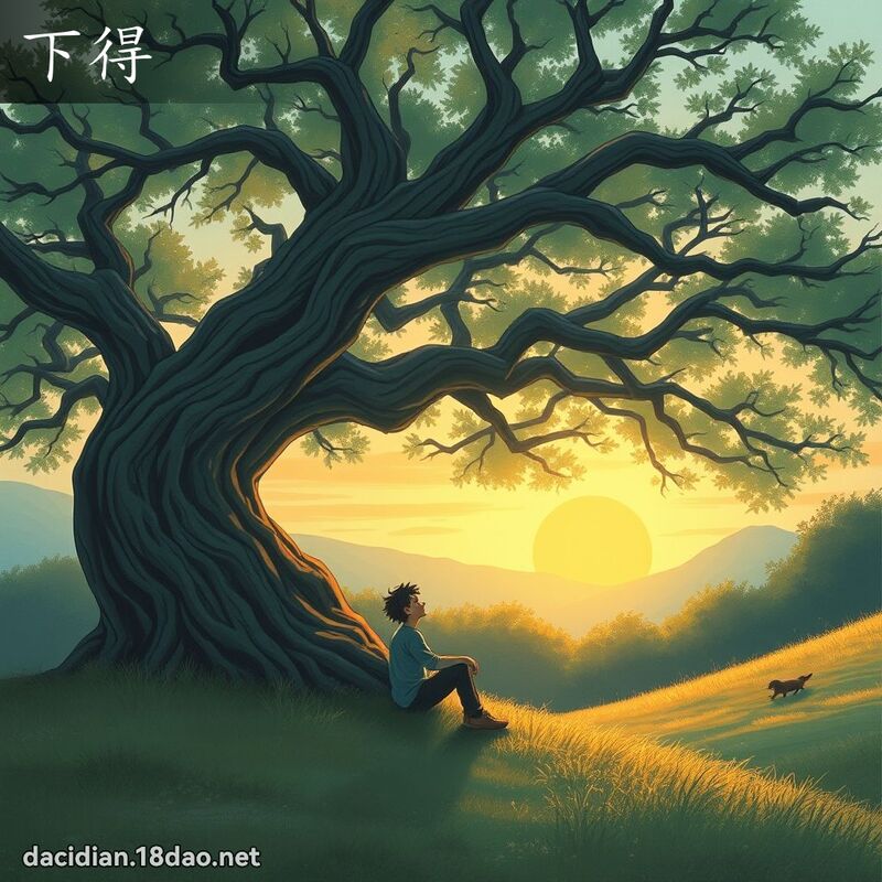 下得 - 國語大辭典配圖