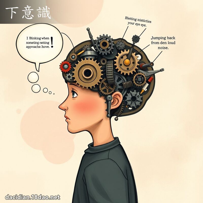 下意識 - 國語大辭典配圖