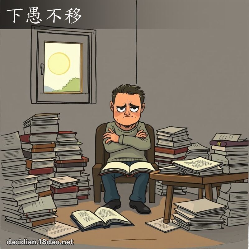 下愚不移 - 国语大辞典配图
