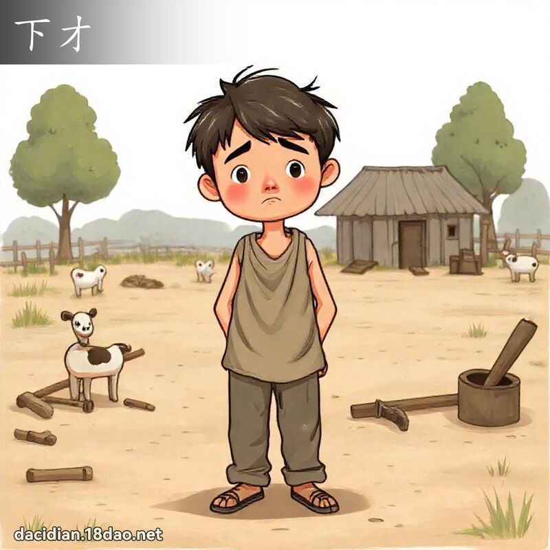 下才 - 國語大辭典配圖