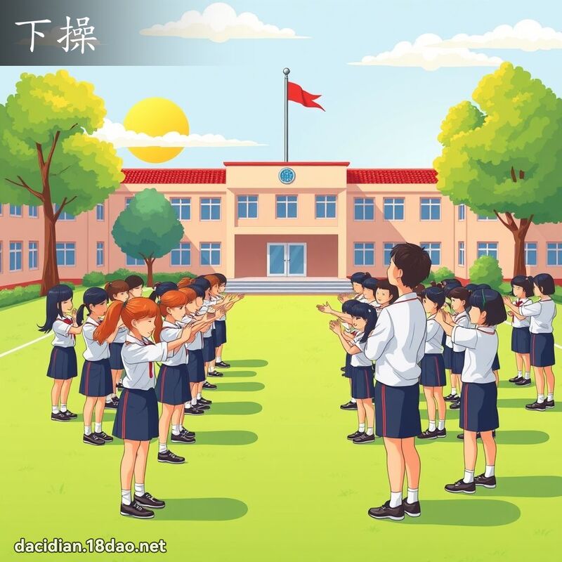 下操 - 國語大辭典配圖