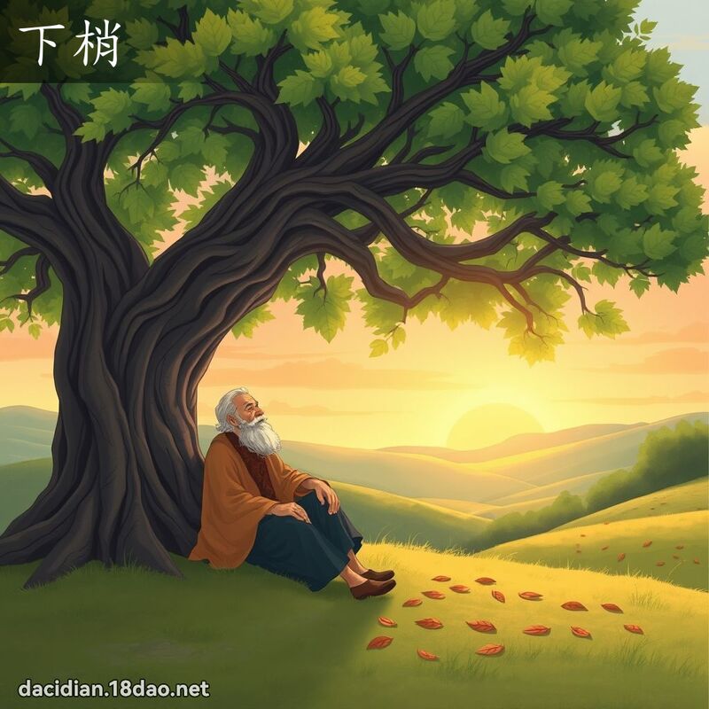 下梢 - 國語大辭典配圖