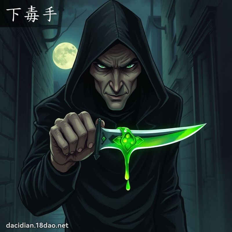 下毒手 - 国语大辞典配图