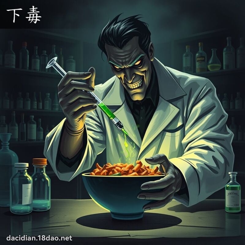 下毒 - 国语大辞典配图