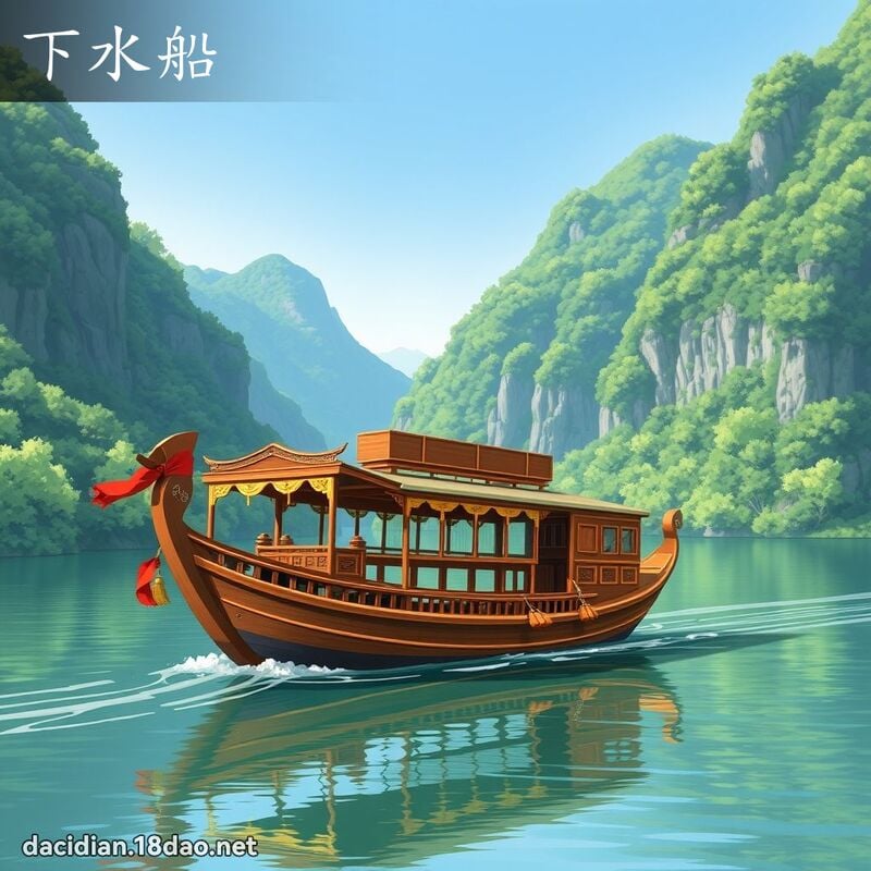 下水船 - 国语大辞典配图