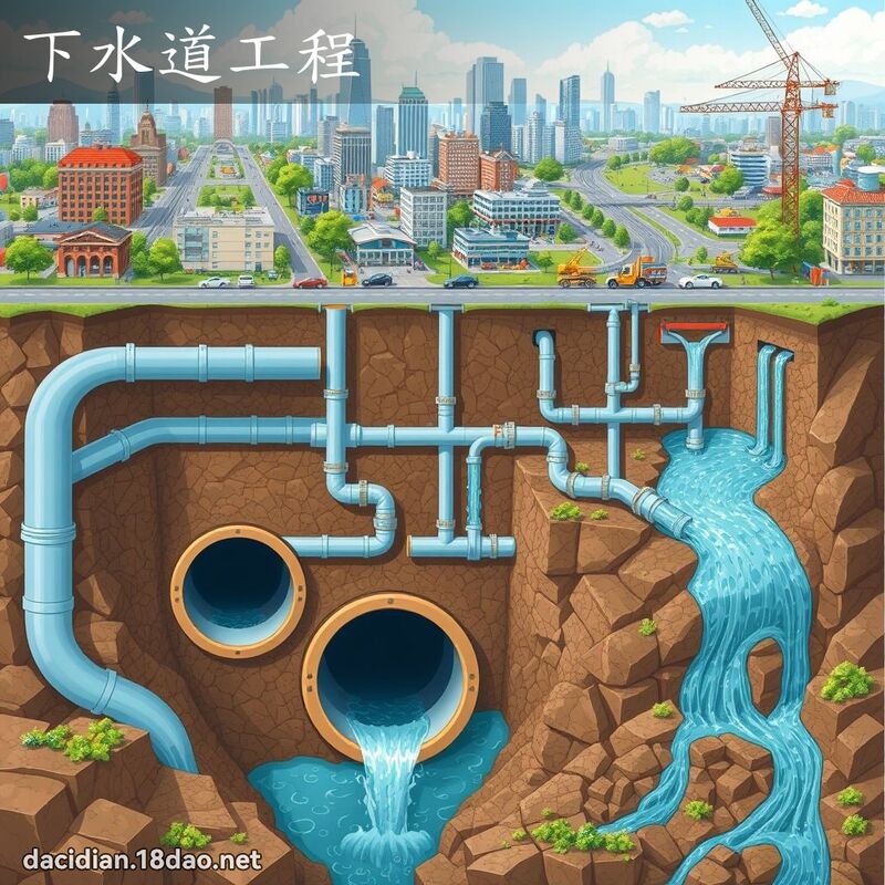 下水道工程 - 国语大辞典配图