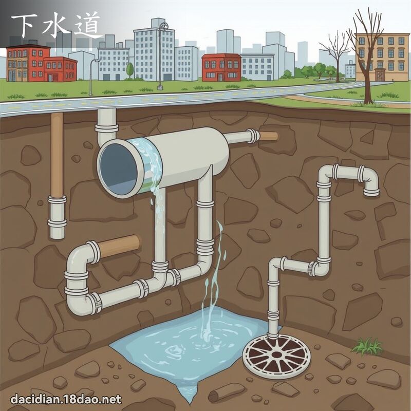 下水道 - 国语大辞典配图