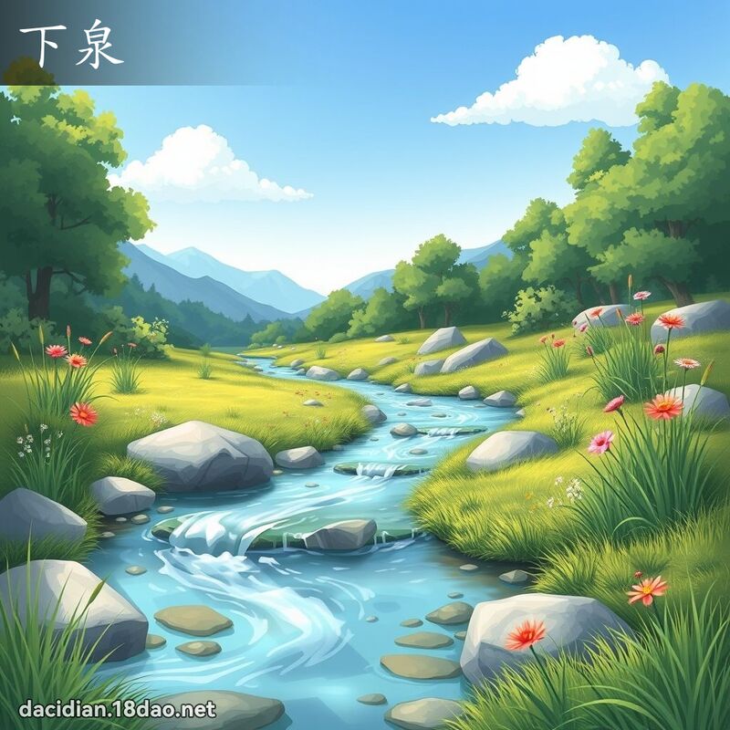 下泉 - 国语大辞典配图