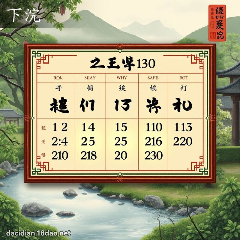 下浣 - 国语大辞典配图
