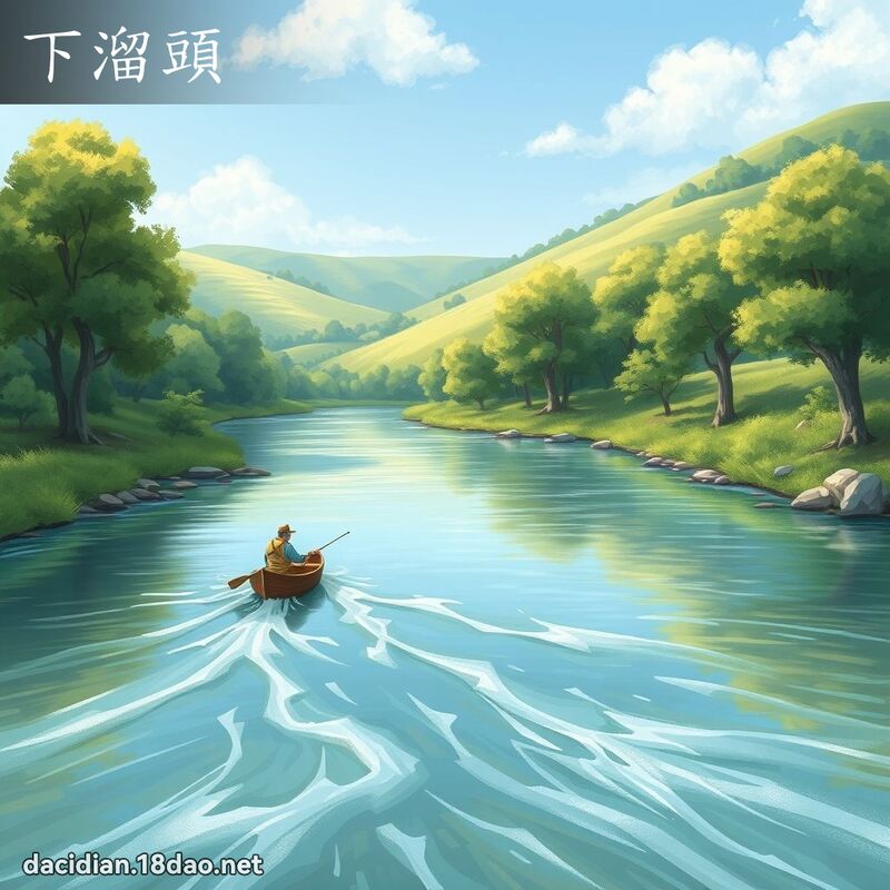 下溜頭 - 國語大辭典配圖
