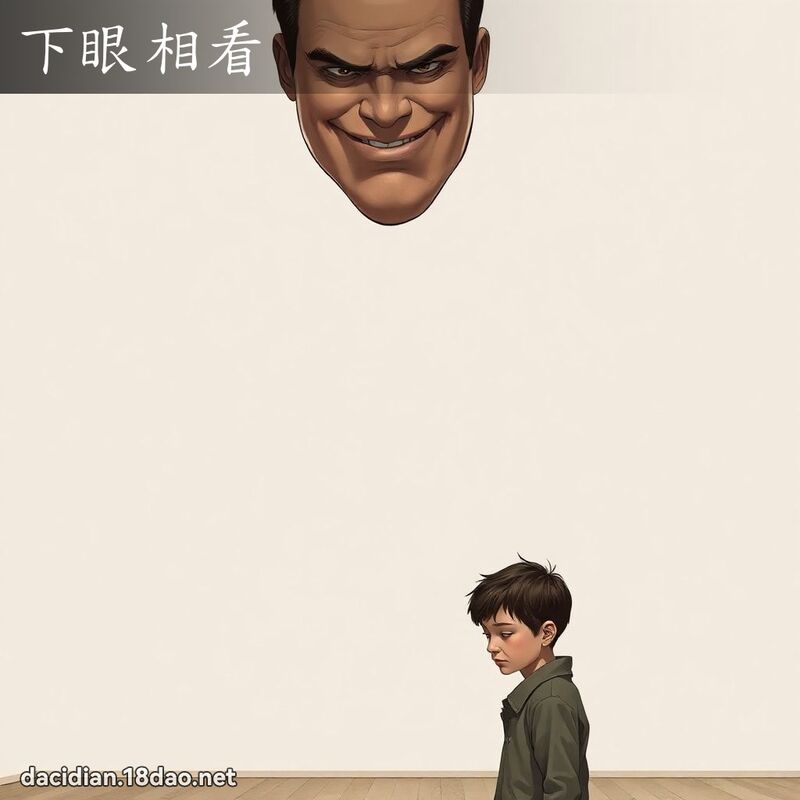 下眼相看 - 國語大辭典配圖