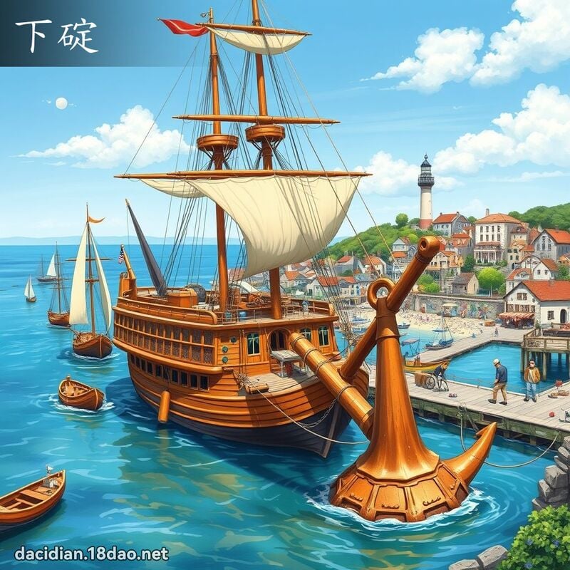 下碇 - 国语大辞典配图
