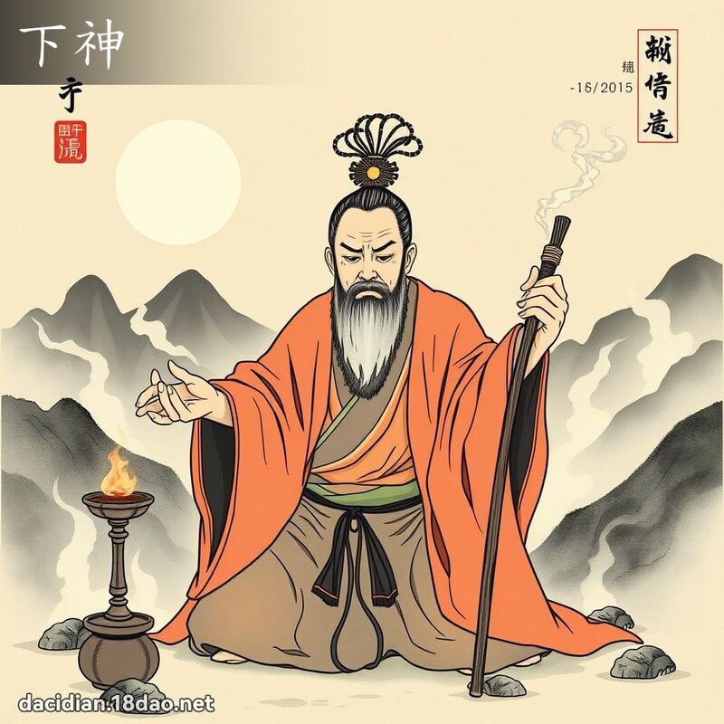 下神 - 國語大辭典配圖