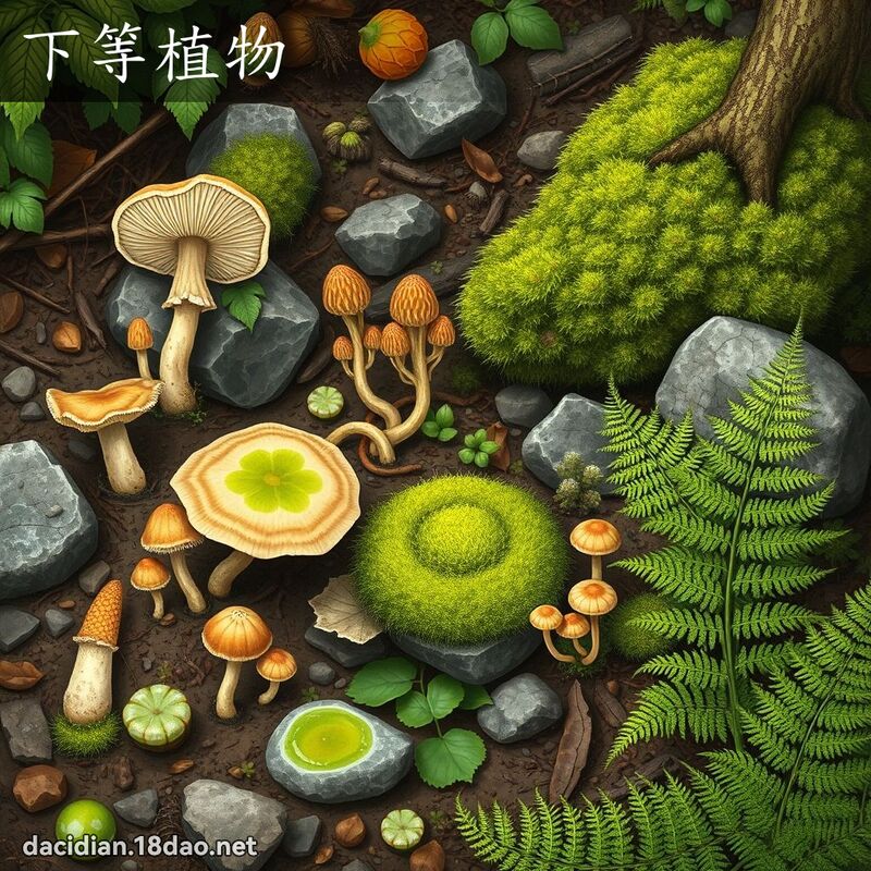 下等植物 - 国语大辞典配图