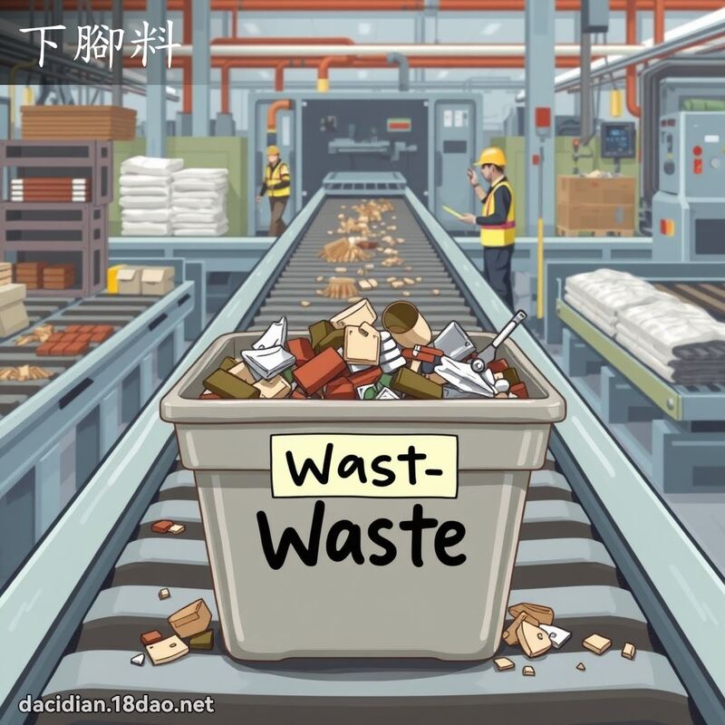 下脚料 - 国语大辞典配图