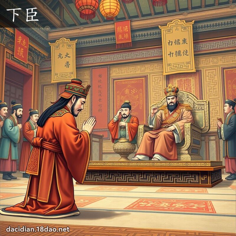 下臣 - 國語大辭典配圖