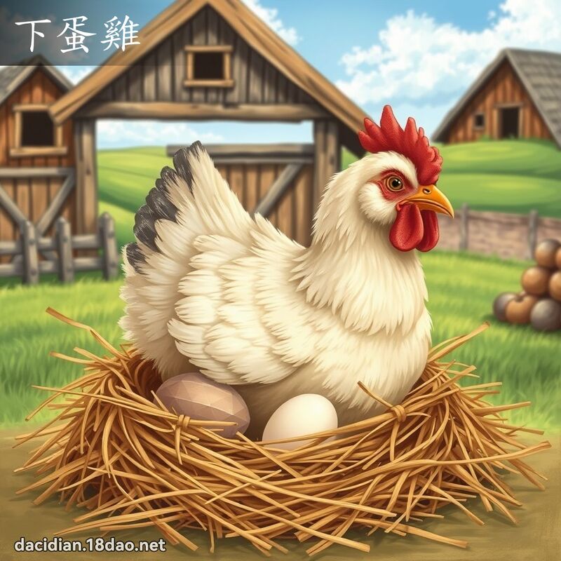 下蛋雞 - 國語大辭典配圖