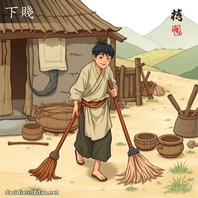 下賤 - 國語大辭典配圖