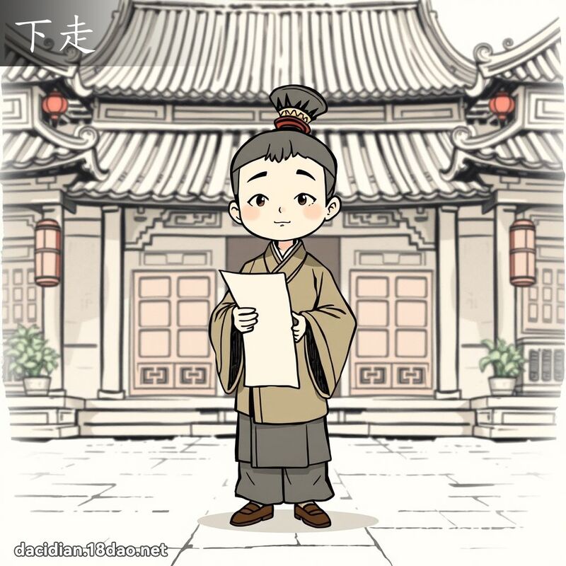 下走 - 国语大辞典配图