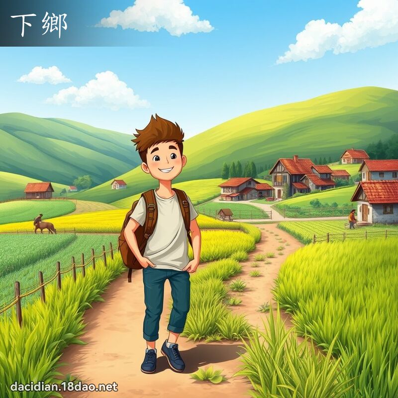 下鄉 - 國語大辭典配圖
