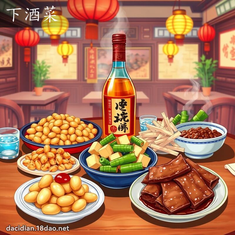 下酒菜 - 國語大辭典配圖