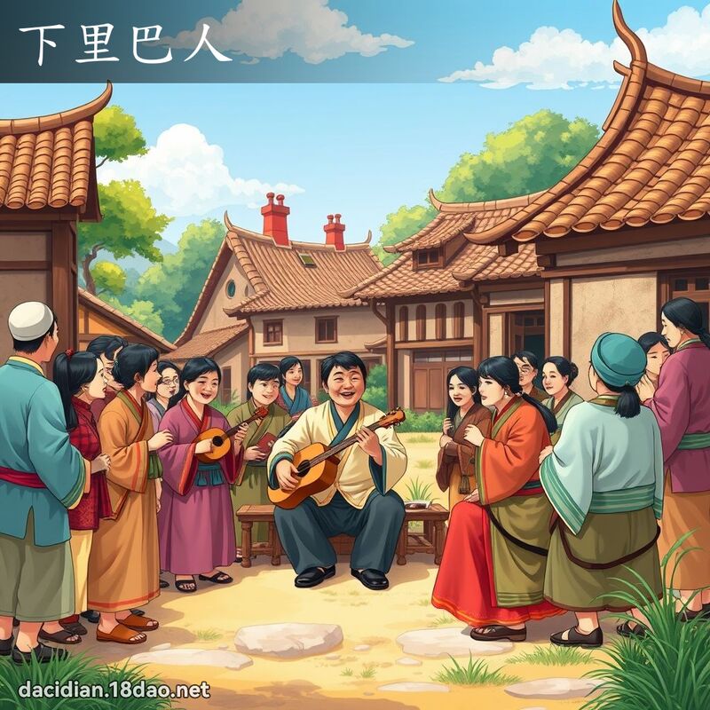 下里巴人 - 國語大辭典配圖