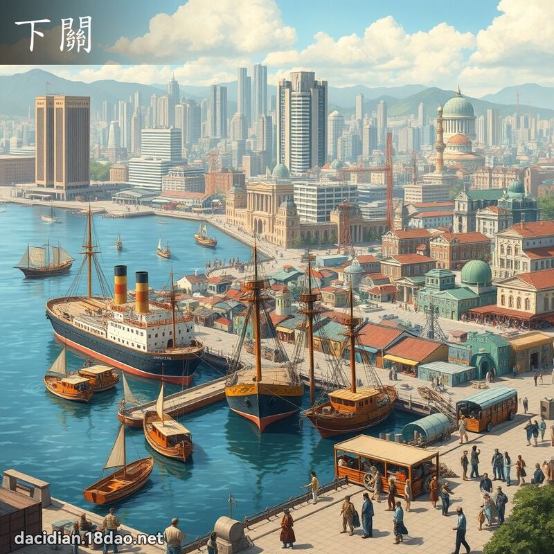 下關 - 國語大辭典配圖