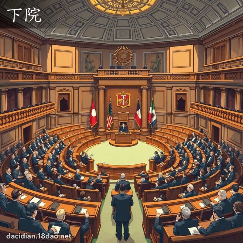 下院 - 國語大辭典配圖