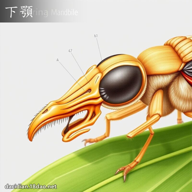 下顎 - 國語大辭典配圖