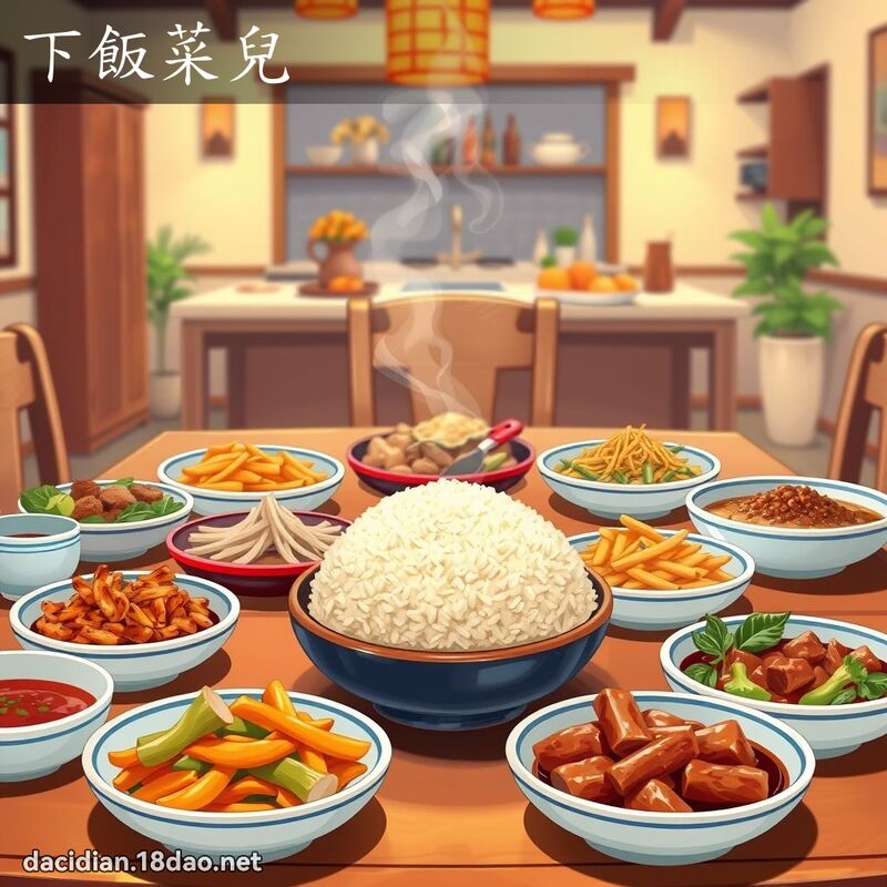 下飯菜兒 - 國語大辭典配圖
