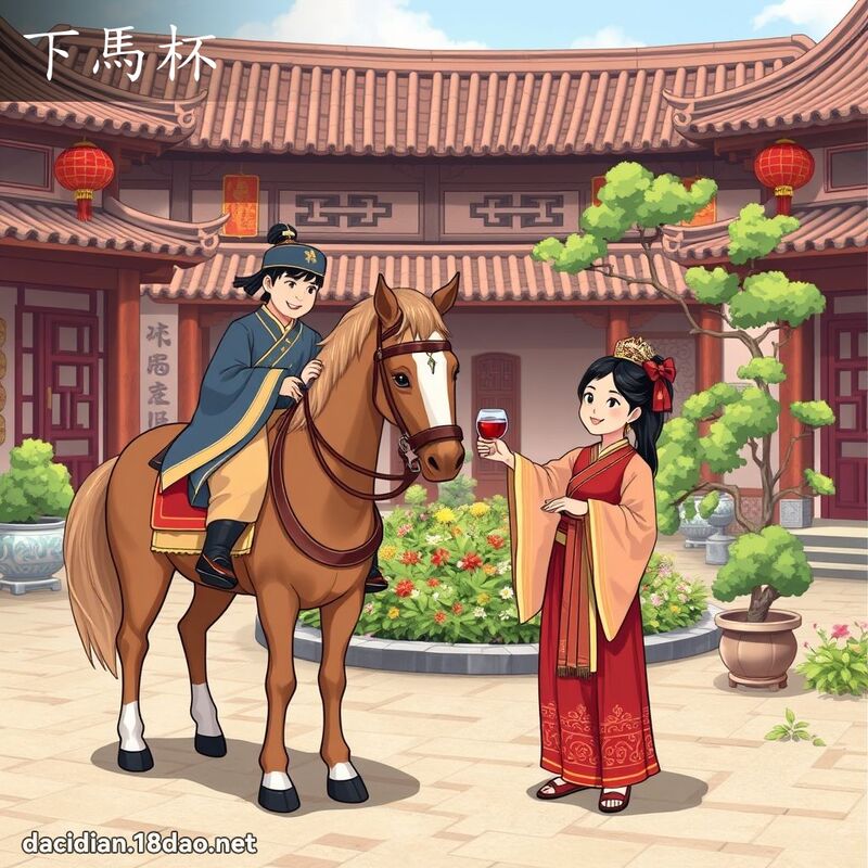 下馬杯 - 國語大辭典配圖