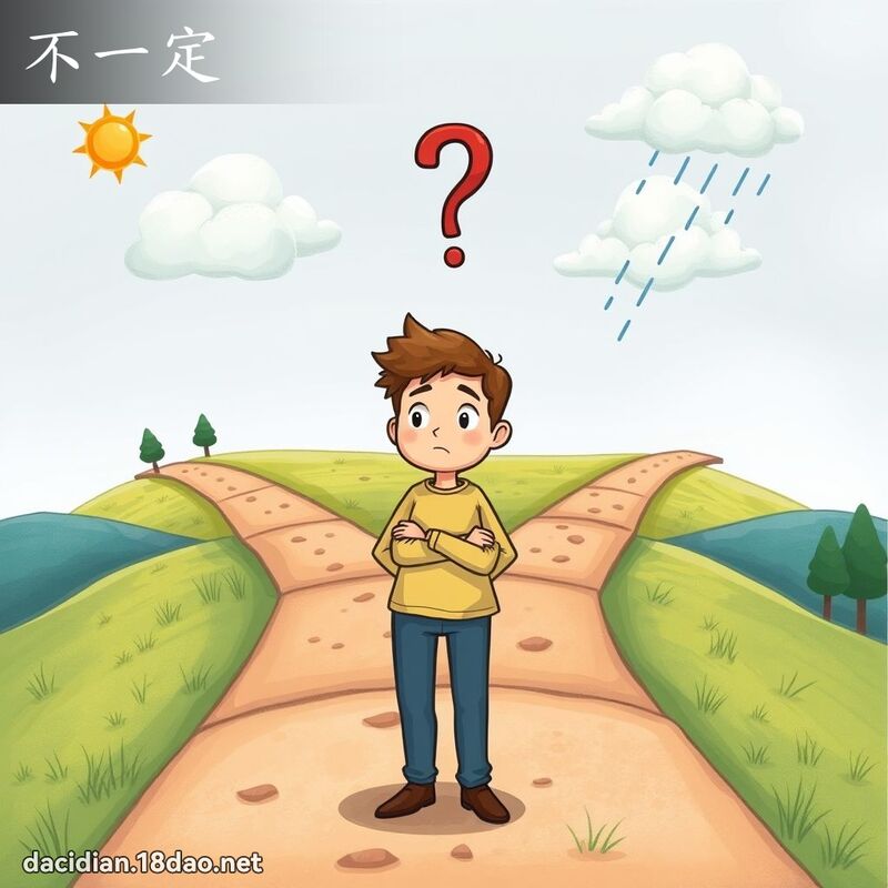 不一定 - 国语大辞典配图