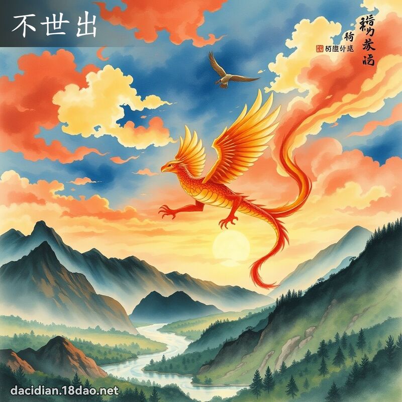 不世出 - 國語大辭典配圖