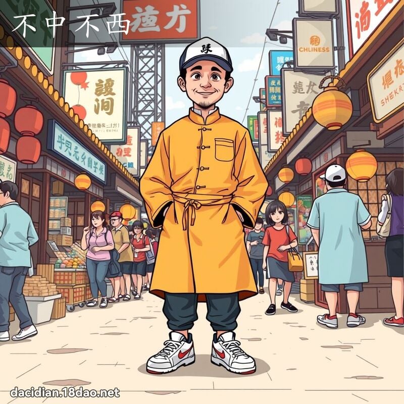 不中不西 - 國語大辭典配圖