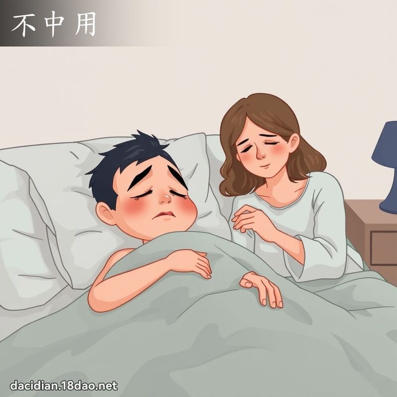 不中用 - 国语大辞典配图