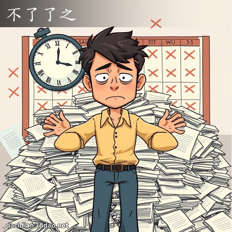 不了了之 - 国语大辞典配图