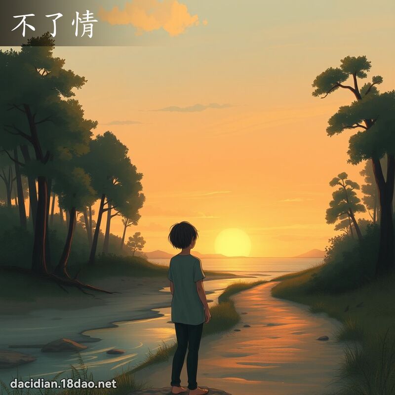 不了情 - 国语大辞典配图