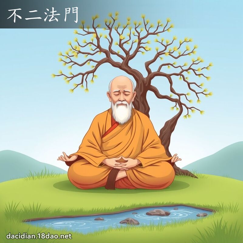 不二法门 - 国语大辞典配图