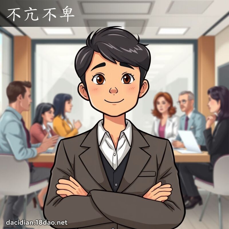 不亢不卑 - 國語大辭典配圖