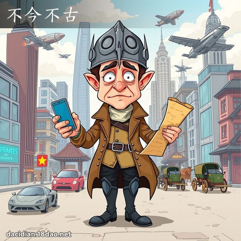 不今不古 - 國語大辭典配圖